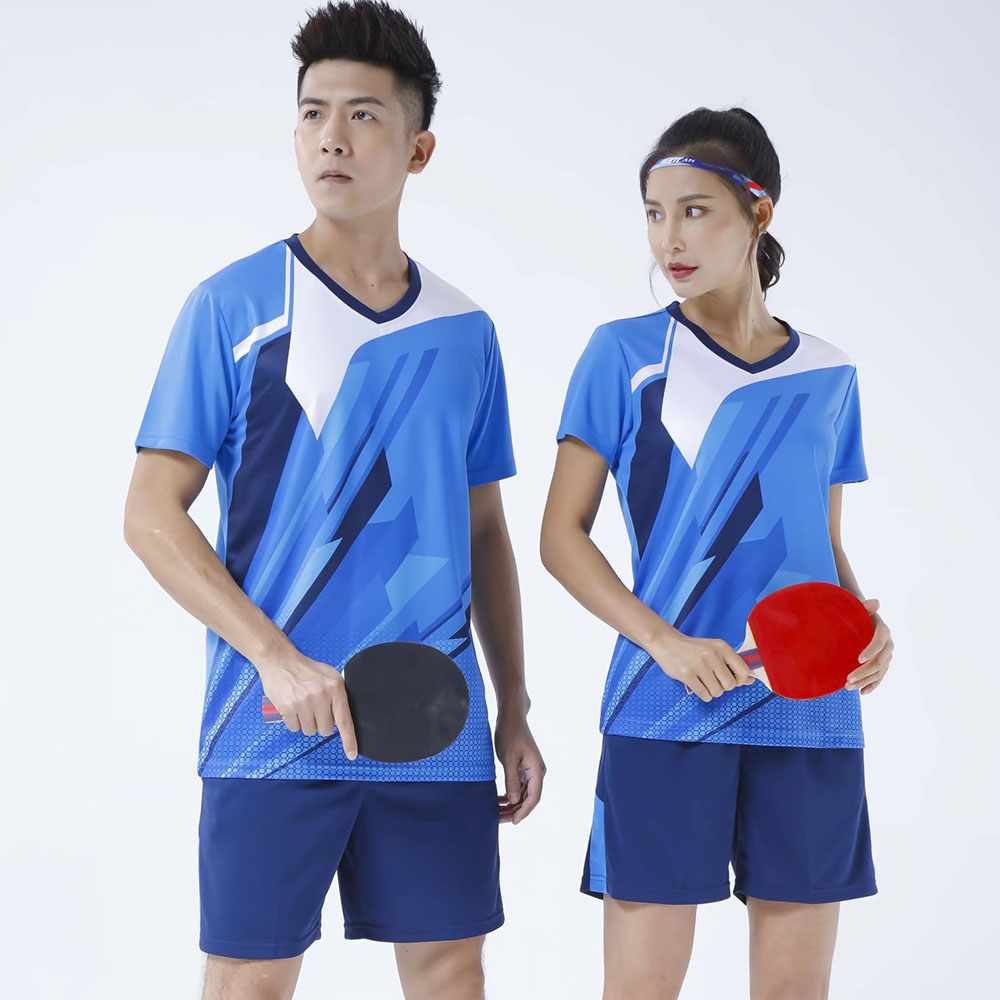 Table Tennis Uniform - Conjuntos de camisa de tênis de