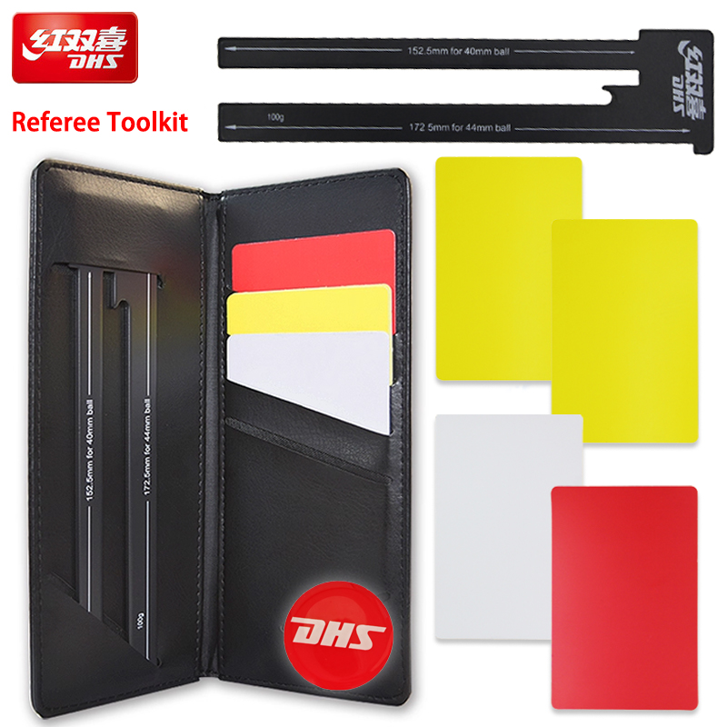 Table Tennis Yellow Card - Kit de árbitro dhs para jogo