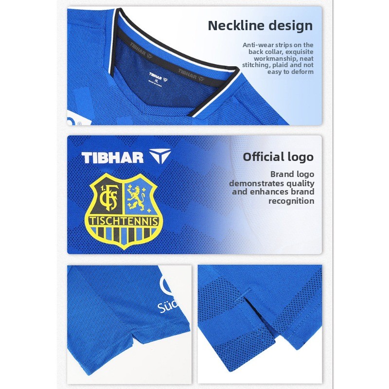 TIBHAR tênis de mesa roupas es - Table Tennis Uniform avaliação e preço