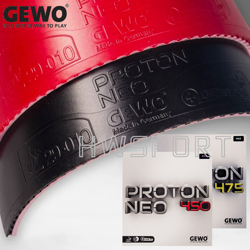 GEWO-PROTON NEO Borracha De Tê - Table Tennis Germany avaliação e preço