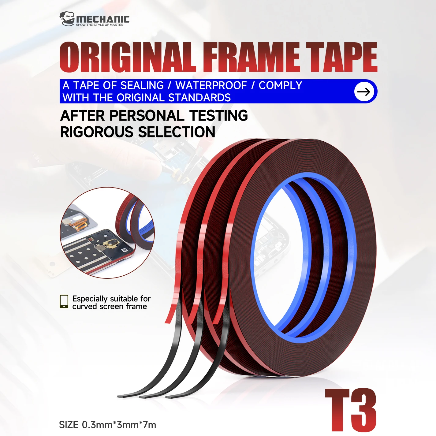 Mecânico t3 3mm borda quadro d - Rubber Cleaner Foam avaliação e preço