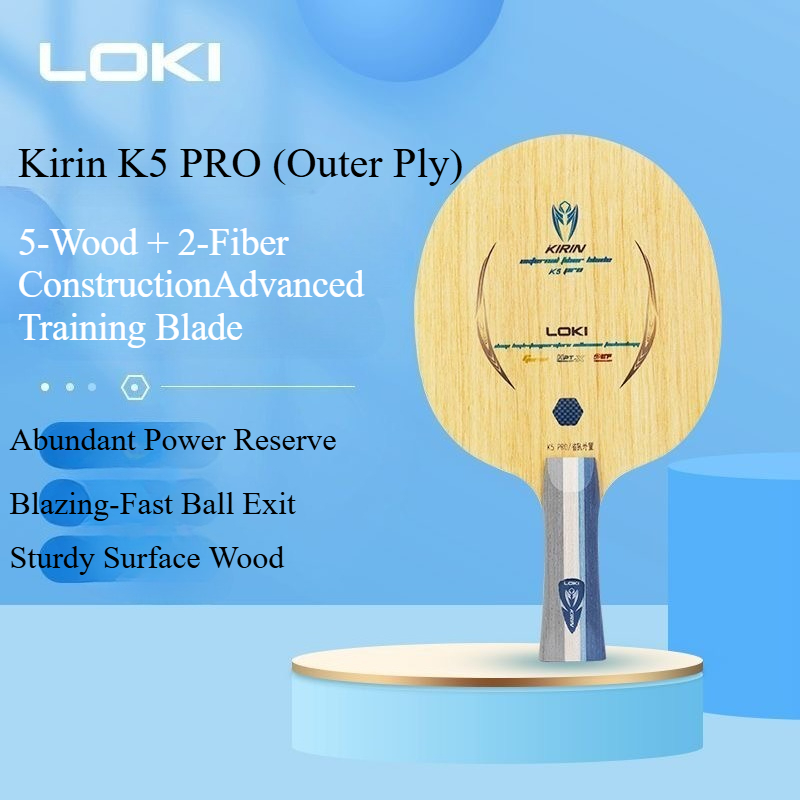 Loki kirin k5 pro lâmina de tê - Table Tennis Paddle avaliação e preço