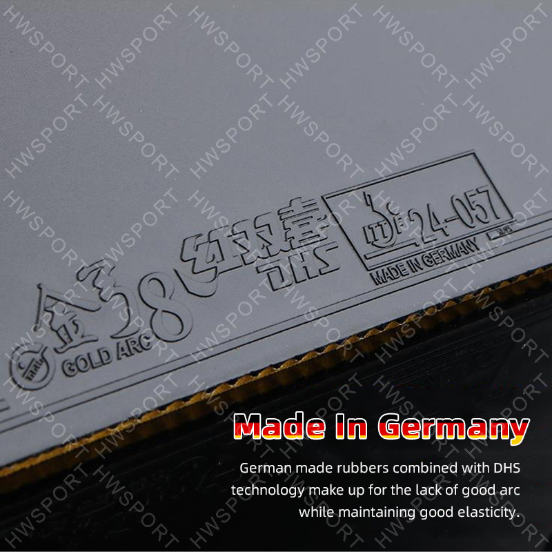 DHS Gold Arc 8 Tênis de mesa d - Table Tennis Germany avaliação e preço