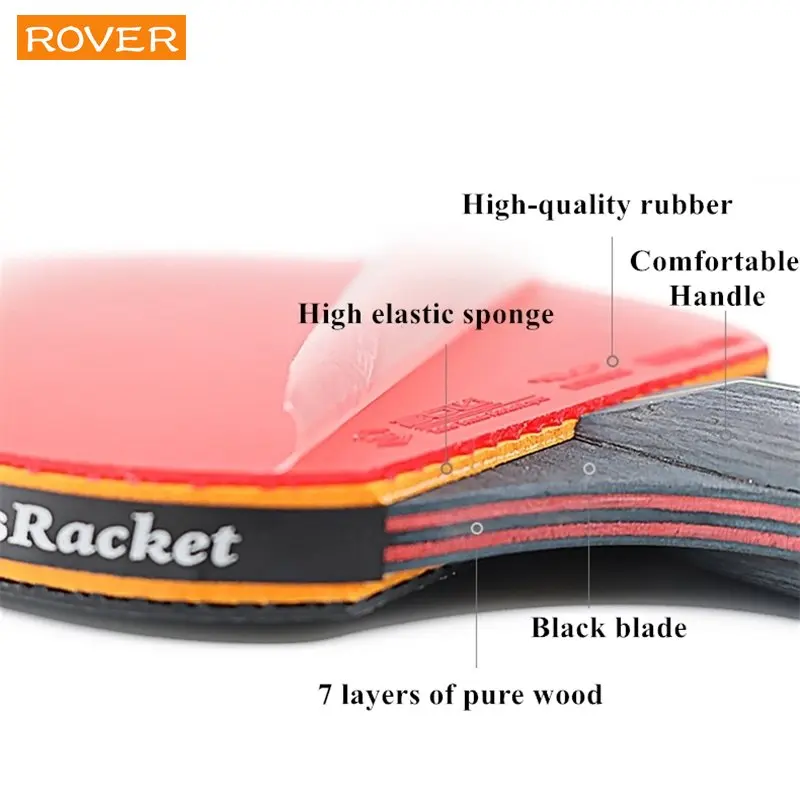 Raquete de tênis de mesa profi - Table Tennis Padel avaliação e preço
