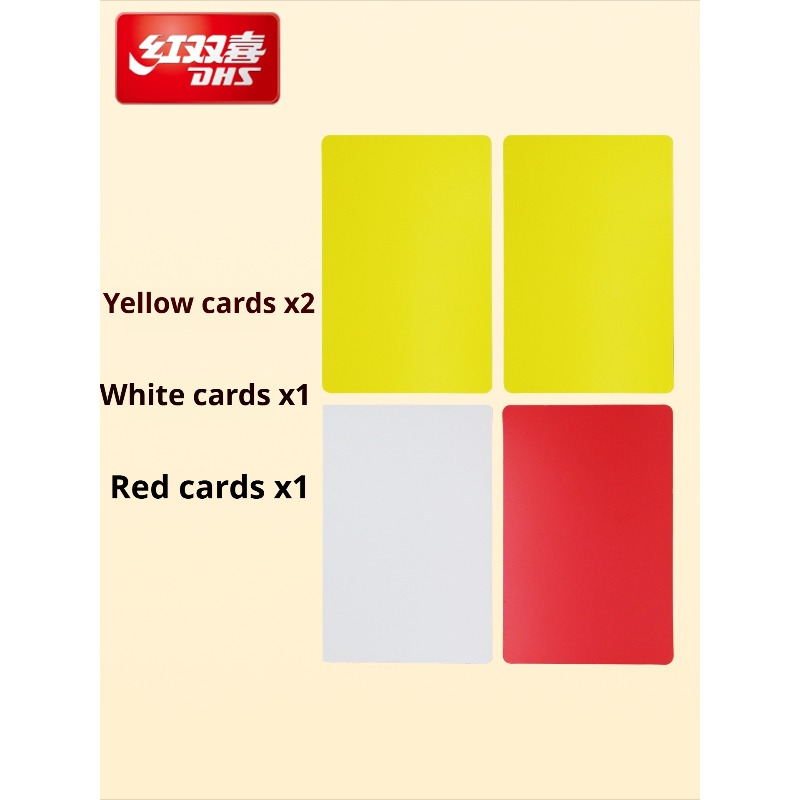 Dhs tênis de mesa competição á - Table Tennis Yellow Card avaliação e preço